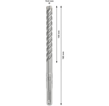 Bohrer mit 10 Millimeter Durchmesser und 160 Millimeter Länge.