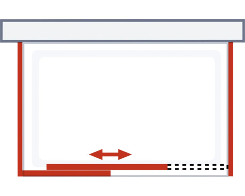 Symbol für eine variable Breitenverstellung