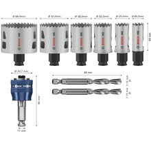 Bosch Pro Lochsägenset mit verschiedenen Größen, Bohrer und Aufnahme