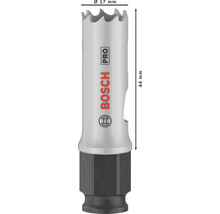 Bosch Lochsäge mit 17 mm Durchmesser und 44 mm Länge