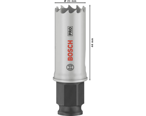 Bosch Pro Lochsäge, 21 Millimeter Durchmesser, 44 Millimeter Länge