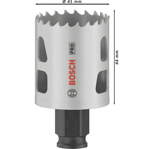 Bohrkrone mit 41 mm Durchmesser und Bosch Logo