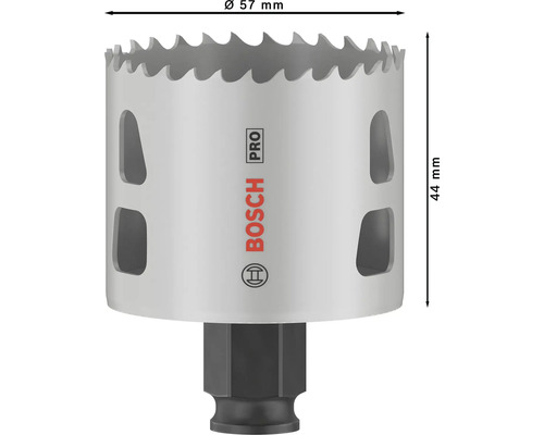 Bosch Pro Lochsäge mit 57 Millimeter Durchmesser