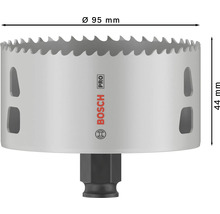 Bosch Pro Lochsäge mit einem Durchmesser von 95 mm und einer Höhe von 44 mm