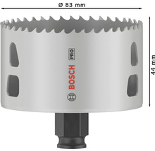 Bohrkronenaufsatz mit 83 Millimeter Durchmesser und 44 Millimeter Höhe