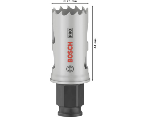 Bosch Pro Lochsäge mit 25 mm Durchmesser und 44 mm Länge