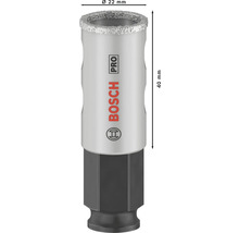 Bosch Pro Fliesenbohrer mit 22 Millimeter Durchmesser und 40 Millimeter Länge