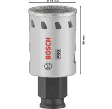 Bosch Pro Diamant-Bohrkrone mit 32 Millimeter Durchmesser und 40 Millimeter Höhe