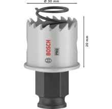 Bohrkranz von Bosch Pro, Durchmesser 30 Millimeter, Höhe 20 Millimeter