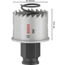 Bosch Pro Lochsäge mit 35 Millimeter Durchmesser und 20 Millimeter Tiefe