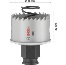 Bosch Lochsäge mit einem Durchmesser von 41 Millimetern und einer Höhe von 20 Millimetern