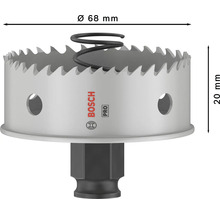 Bosch Pro Lochsäge mit einem Durchmesser von 68 Millimetern und einer Tiefe von 20 Millimetern