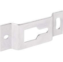 Metallhalterung mit Aussparung und Bohrung