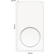 Philips Hue Dimmschalter, Abmessungen: 90 mm x 50 mm x 30 mm