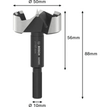 Forstnerbohrer mit 50 Millimeter Durchmesser und Bosch Expert Logo