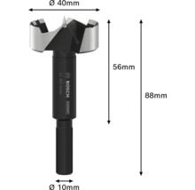 Bosch Expert Flachfräsbohrer mit Durchmesserangaben
