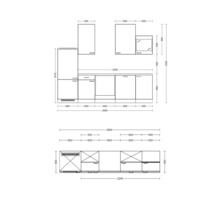 Küchenplan mit Maßen