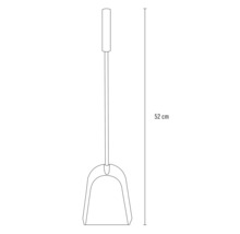Kehrschaufel, 52 cm hoch