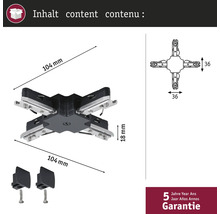 Abmessungen eines Bauteils mit Befestigungselementen und Schrauben