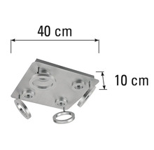 Deckenleuchte mit den Maßen 40 mal 10 Zentimeter