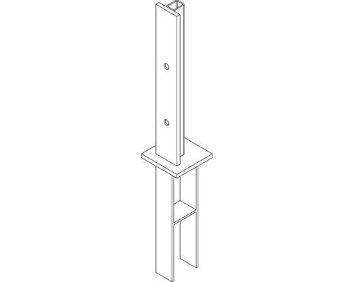 Metallpfosten für Zaunbau