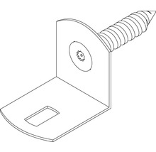 Winkelverbinder mit Schraube