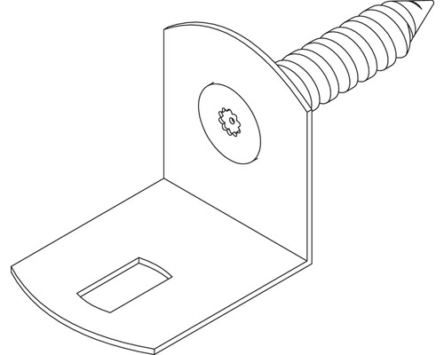 Winkelverbinder mit Schraube