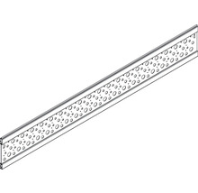 Metallpfosten mit ovalen Aussparungen