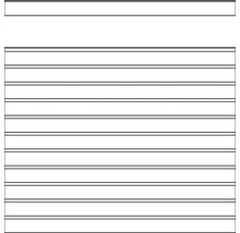 Leeres Whiteboard mit horizontalen Linien.