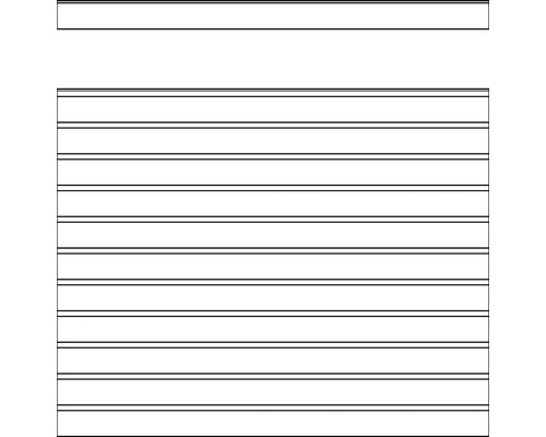 Leeres Whiteboard mit horizontalen Linien.