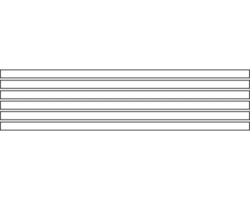 Sechs leere Textfelder mit Linien