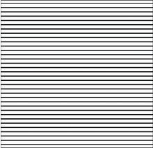 Abbildung von horizontalen Streifen