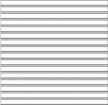 Querformatige Darstellung von Fensterjalousien