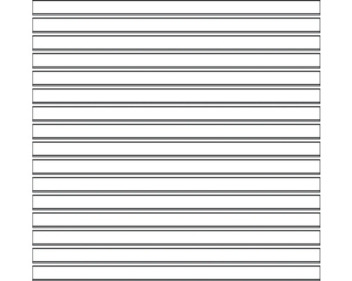 Querformatige Darstellung von Fensterjalousien