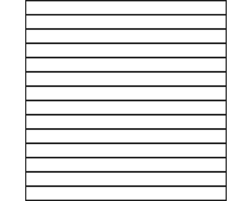 Abbildung einer Tabelle mit horizontalen Linien