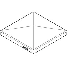 Osmo Zaunabdeckung in quadratischer Form