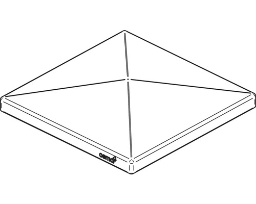 Osmo Zaunabdeckung aus Holz, quadratisch