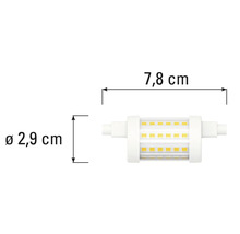 LED Lampe, 7,8 cm lang und 2,9 cm Durchmesser