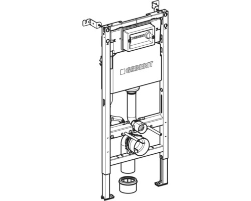 Geberit Installationssystem für Wand-WC mit Spülkasten