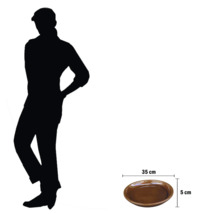 Dekoschale mit den Maßen 35 cm x 5 cm zur Dekoration