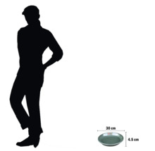 Dekoschale, Durchmesser 30 cm, Höhe 4,5 cm