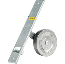 Metall Torrolle mit 50 mm breiter Halterung