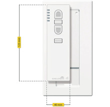 Schellenberg Funk-Zeitschaltuhr mit den Massen 125 mm mal 40 mm