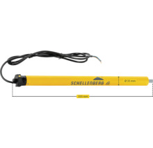 Schellenberg Rollladenmotor mit einer Länge von 555 Millimeter und einem Durchmesser von 35 Millimeter