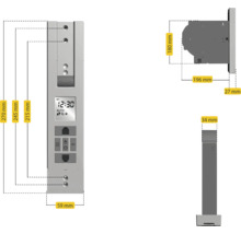 Abmessungen einer Rollladensteuerung