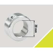 Metallischer Wellenring mit einer Größe von 20 Millimetern