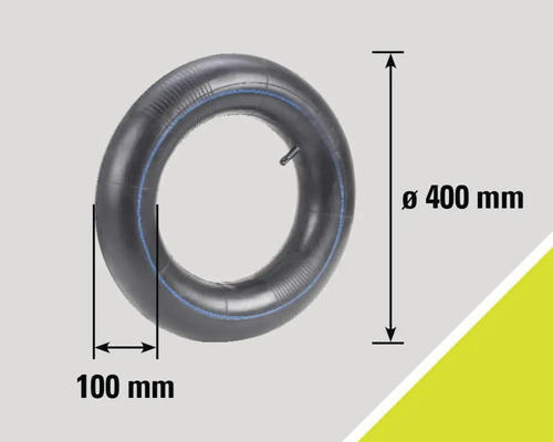 Schlauch mit einem Durchmesser von 400 Millimeter und einer Breite von 100 Millimeter