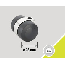 Möbelrolle Durchmesser 35 Millimeter, Tragkraft 50 Kilogramm