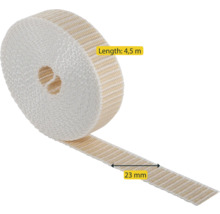 Hitzeschutzband auf Rolle mit einer Länge von 4,5 Metern und einer Breite von 23 Millimetern