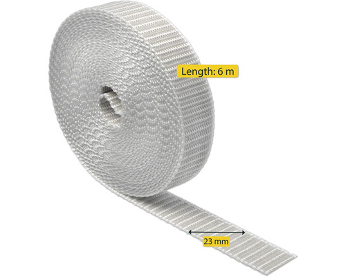 Isolierband aus Gewebe, sechs Meter lang und 23 Millimeter breit